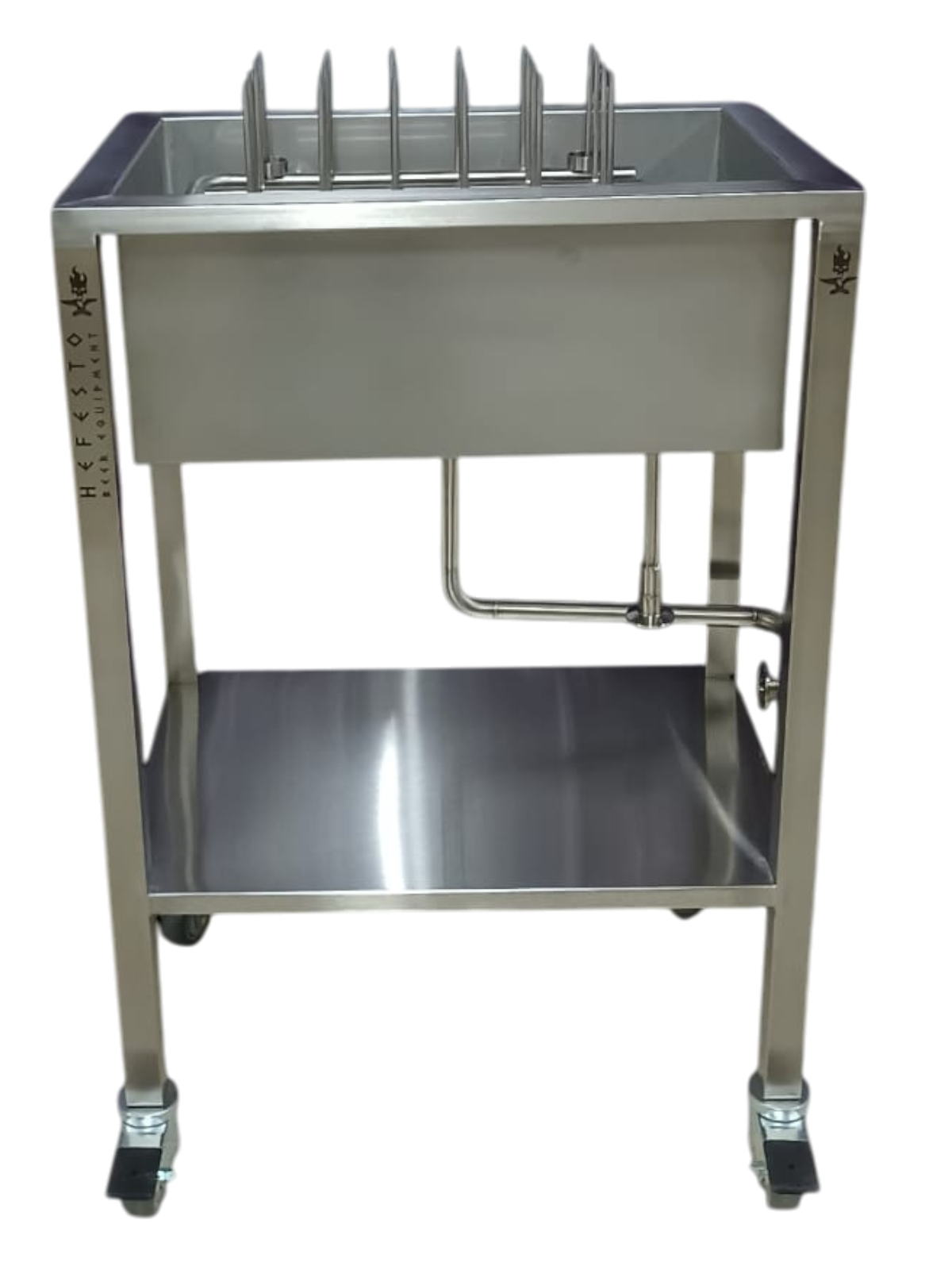 Estación de lavado de botellas